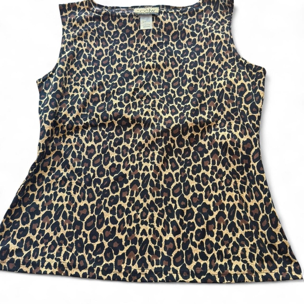 Leopard Print Sleeveless Top